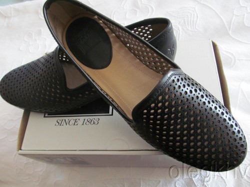 New frye jillian perf slipper - new,