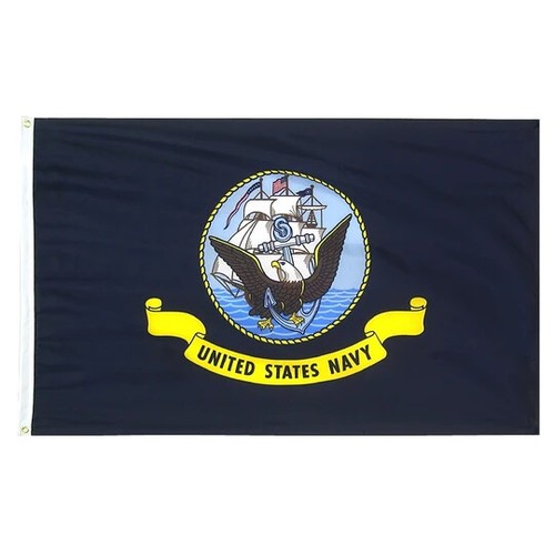 Collins flags navy nylon flag - collins,