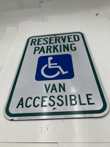 Reserved parking van - reserved,