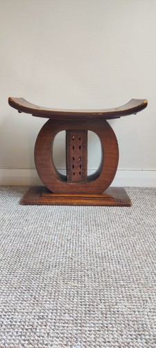 Ashanti stool vintage asante - stool,