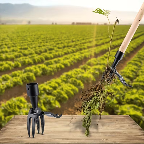 Weeder puller stand - stand, weed