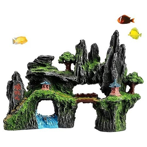 Aquarium mountain rock - aquarium,