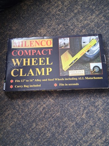 Milenco compact wheel clamp - compact,