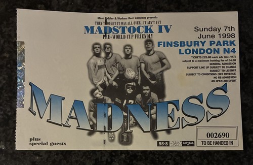 Madness 1998 - 7/6/1998, “