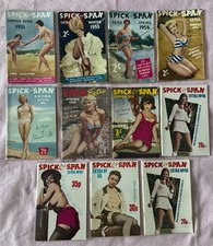 SPICK & SPAN/SPAN  EXTRA MAGAZINE COLLECTION of 11 COPIES : Vintage Glamour