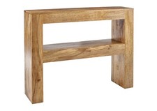 Solid Mango wood console table