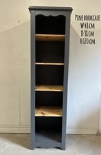 Painted Narrow Bookcase 