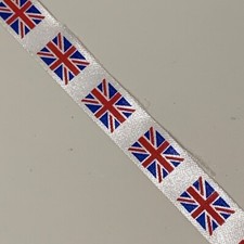 UNION JACK RIBBON Red White