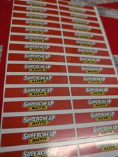 Scalextric Slot Car Decal Sticker Sheet - Model Racing 1/32 1/24 - 32x Stickers
