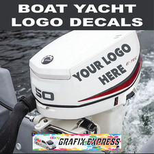 YACHT ENGINE OUTBOARD STICKER