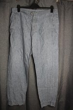 Men's Light Blue Linen Pants