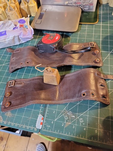 Vintage leather cuffs - vintage, ,