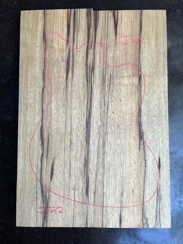 Black limba korina - black, /