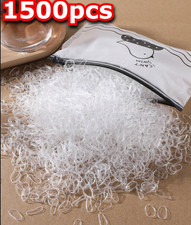 1500 Mini Clear Hair Elastics