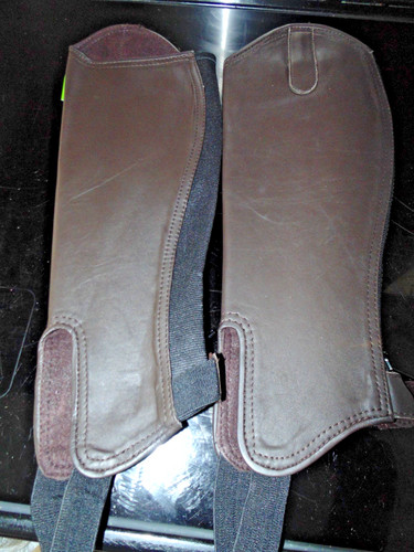 Leather gaiters taurus size - gaiters,