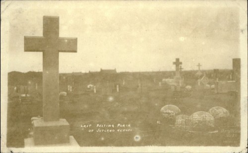 Rppc wwi cemetery jutland - wwi,