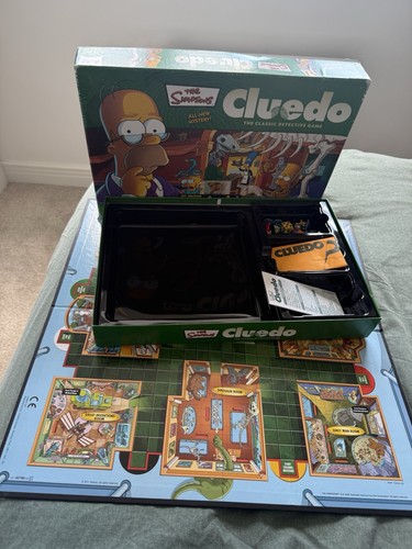 The simpsons cluedo board game - board,