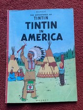 Tintin in America by Hergé (1979, Trade Paperback)
