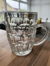 Dimpled Pint to Line Glass