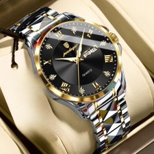 Mens Quartz Watch Stainless