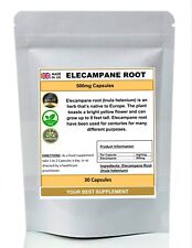 Elecampane Root Capsules 500mg 100% Natural  (Inula helenium) High Strength