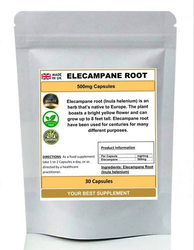 Elecampane root capsules 500mg - root,