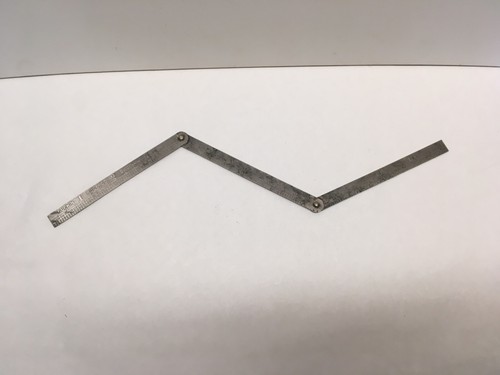 Vintage lufkin steel tri fold - vintage,