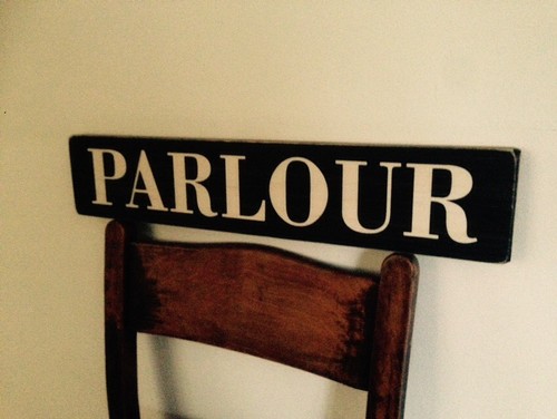 Parlour sign kitchen - sign, beauty