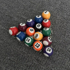 Mini Billiard Table Keychain