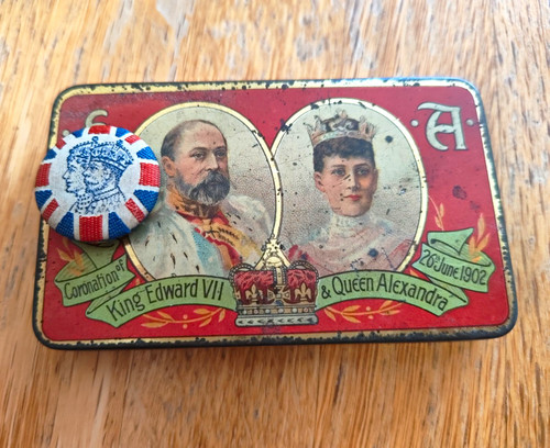 Cadbury 1902 coronation tin - coronation,
