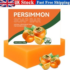 Swarva Persimmon Soap Bar Body Odor Control Deodorant Soap For Men & Women