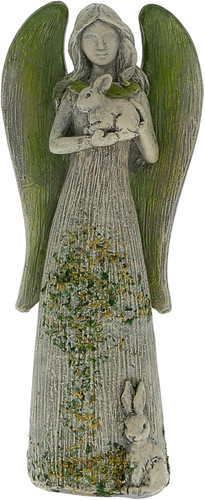 Bunny 5 resin angel - bunny,