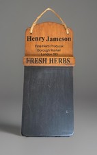 Price List Chalk Board Sign Henry Jameson Herb Producer London SE1 Farm Shop Etc