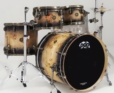 Mapa Burl Maple limited edition PDP (owned by DW) Drum Kit Shell Pack + Cases