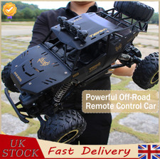 Large XL Car Monster Truck Remote Control RC Cars Big Wheel 4WD Kid Toy Electric