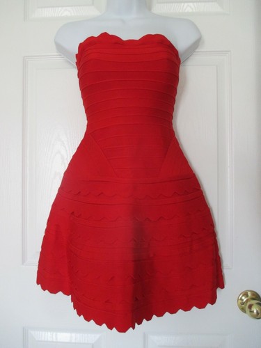 Celeb boutique red strapless - celeb,