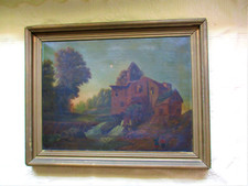 Victorian 1800s Oil Painting