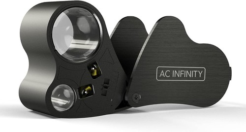 Jewelers loupe with - jewelers, light