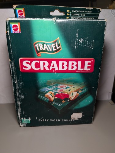 Vintage travel scrabble 2001 - travel,