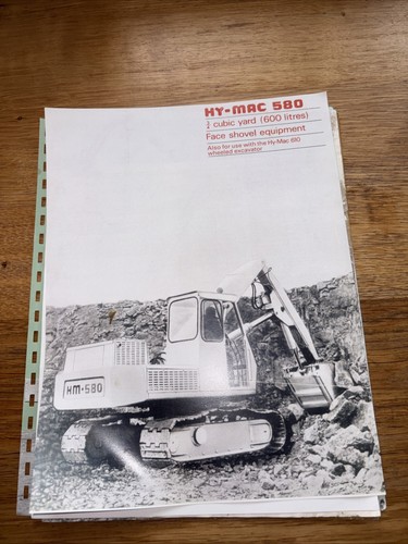 Hymac 580 brochure original - ,