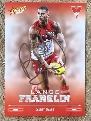 Lance franklin signed 2016 - franklin,