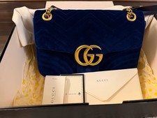 Gucci Velvet Marmont Shoulder