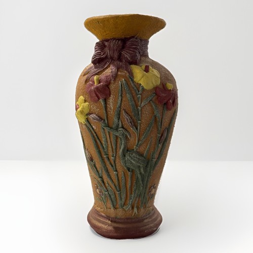 21in tall ceramic heron - heron, vase