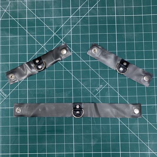 Latex collar and cuffs rubber - latex,