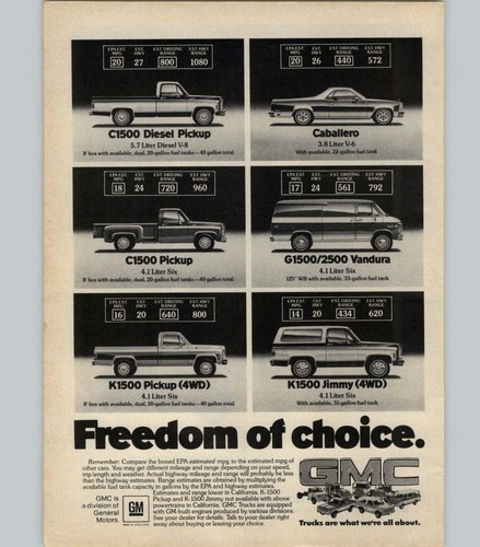 1980 car print - 1980, trucks