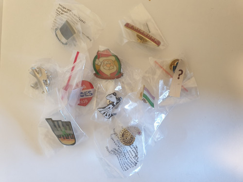 Collection pin badges - collection, 10