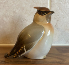 Lomonosov USSR Waxwing Bird Figurine