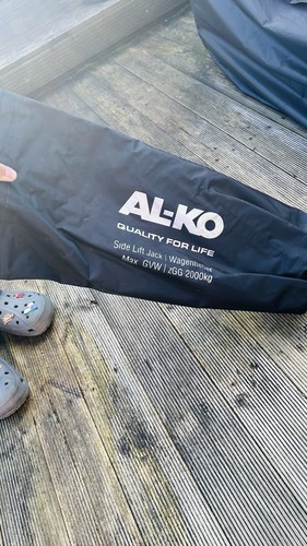 Alko side lift caravan - caravan, jack