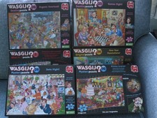 2 x Wasgij 1000 Piece Jigsaw Puzzles VGC 16,25,26,Destiny 26,36, 2