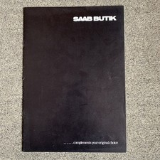 Saab Cars Accessories & Clothing (Butik) Sales Brochure 1979 /1980 UK Market